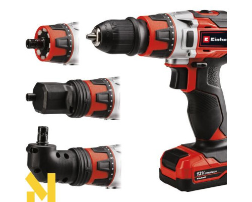 Шуруповерт аккумуляторный Einhell TE-CD 12/1 3X-Li +39