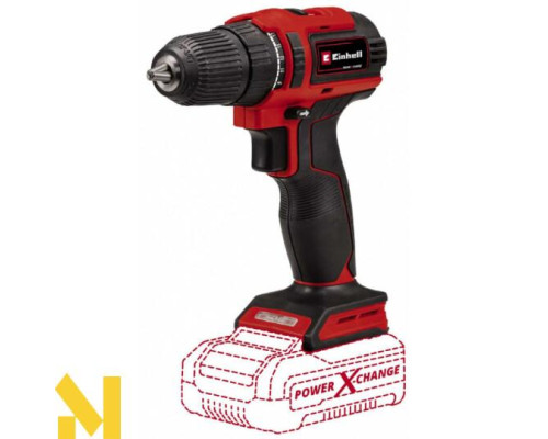 Шуруповерт ударний Einhell TE-CD 18/40 Li BL Solo (без АКБ та ЗП)