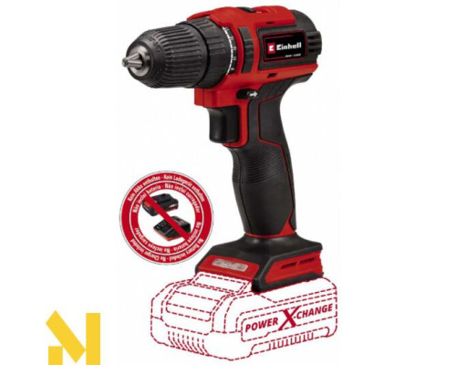 Шуруповерт ударний Einhell TE-CD 18/40 Li BL Solo (без АКБ та ЗП)