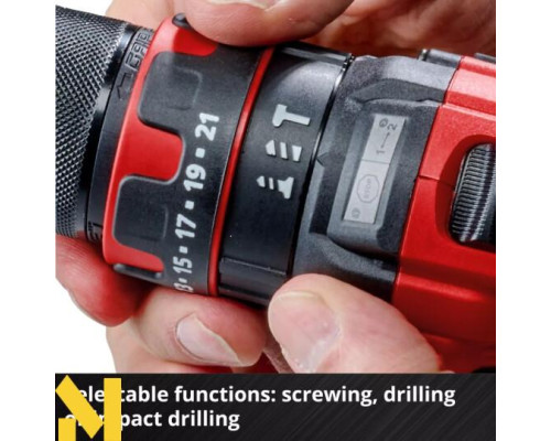 Дриль-шуруповерт акумуляторний Einhell TE-CD 18/44 Li-i