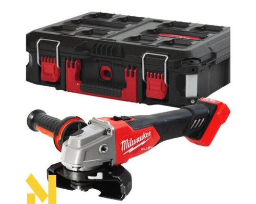 Болгарка (кутова шліфмашина) акумуляторна Milwaukee M18 FSAG125X-0 PACKOUT (без АКБ та ЗП)