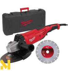 Болгарка (кутова шліфмашина) MILWAUKEE AG 22-230 DMS DSET