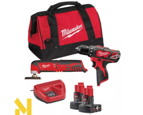 Набір інструментів акумуляторних Milwaukee M12 ВPP2D-402B