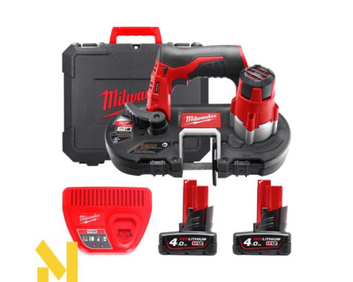 Пила стрічкова акумуляторна MILWAUKEE M12 BS-402C