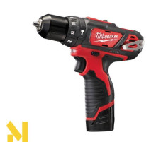 Дриль-шуруповерт ударний акумуляторний Milwaukee M12 BPD-202C