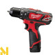 Дриль-шуруповерт ударний акумуляторний Milwaukee M12 BPD-202C