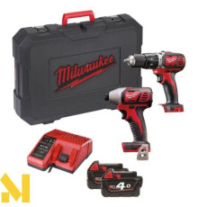 Набір інструментів акумуляторних Milwaukee M18 BPP2C-402C