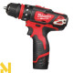 Дриль-шурупокрут акумуляторний Milwaukee M12 BDDX-202C