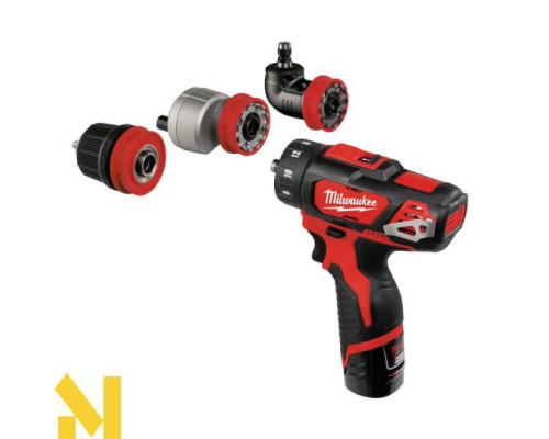 Дриль-шурупокрут акумуляторний Milwaukee M12 BDDX-202C