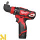 Дриль-шурупокрут акумуляторний Milwaukee M12 BDDX-202C