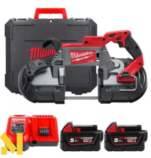 Пила стрічкова акумуляторна Milwaukee M18 CBS125-502C