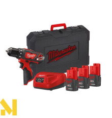 Шуруповерт акумуляторний Milwaukee M12 BDD-153C