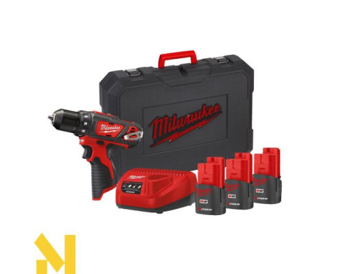 Шуруповерт акумуляторний Milwaukee M12 BDD-153C