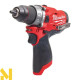 Дриль-шуруповерт ударний акумуляторний Milwaukee M12 FPD-0 (без АКБ та ЗП)