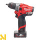 Дриль-шуруповерт ударний акумуляторний Milwaukee M12 FPD-402X