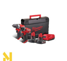 Набір інструментів акумуляторних Milwaukee M12 FPP2A-602X