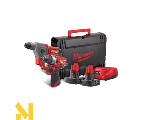 Набір інструментів акумуляторних Milwaukee M12 FPP2B-402X