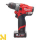 Дриль-шурупокрут акумуляторний Milwaukee M12 FDD-0