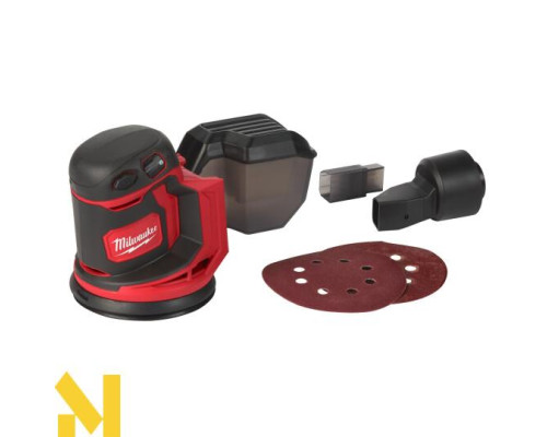 Шліфмашина ексцентрикова акумуляторна Milwaukee M18 BOS125-0 (без АКБ та ЗП)