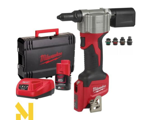 Заклепочник акумуляторний Milwaukee M12 BPRT-201X