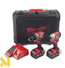 Набір інструментів акумуляторних Milwaukee M18 CBLPP2A-402C