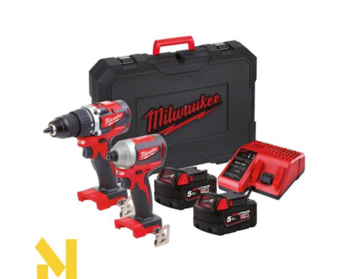 Набір інструментів акумуляторних Milwaukee M18 CBLPP2B-502C