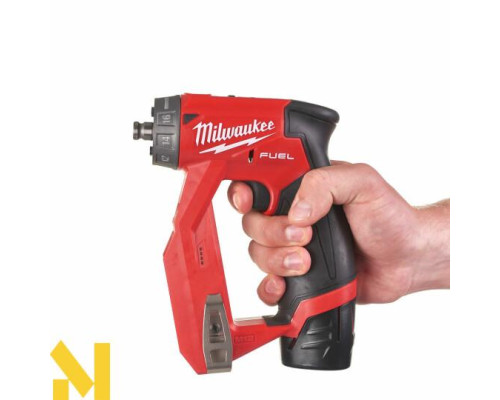 Дриль-шуруповерт акумуляторний Milwaukee M12 FDDXKIT-202X зі змінними насадками