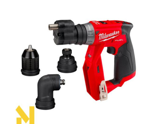 Дриль-шуруповерт акумуляторний Milwaukee M12 FDDXKIT-0X зі змінними насадками