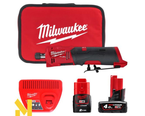 Шліфмашина пряма акумуляторна Milwaukee M12 FDGS-422B