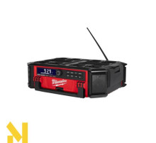 Радіоприймач/зарядний пристрій гібридний Milwaukee M18PRCDAB+-0 (без АКБ та ЗП)