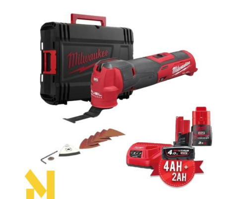 Багатофункціональний інструмент (реноватор) акумуляторний MILWAUKEE M12 FMT-422X