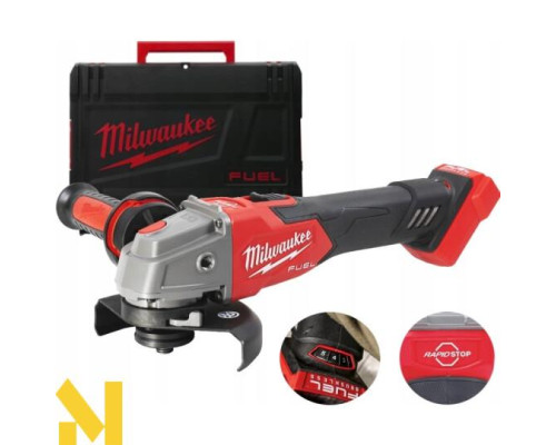 Болгарка (кутова шліфмашина) акумуляторна Milwaukee M18 FSAGV125XB-0X (без АКБ та ЗП)