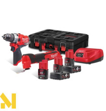 Набір інструментів акумуляторних Milwaukee M12 FPP2AX-423P
