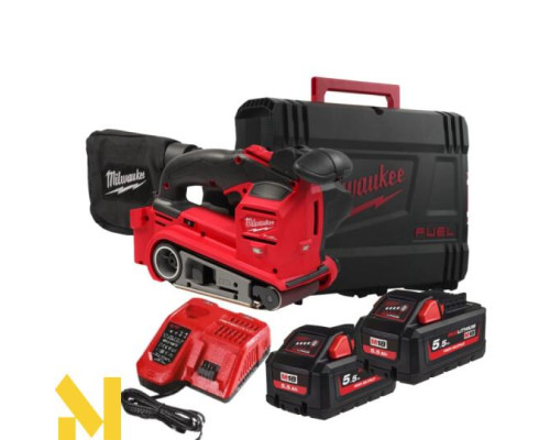 Шліфмашина стрічкова акумуляторна безщіткова MILWAUKEE M18 FBTS75-552X