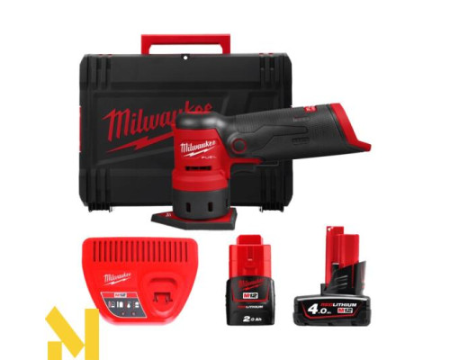 Шліфмашина вібраційна акумуляторна MILWAUKEE M12 FDSS-422X