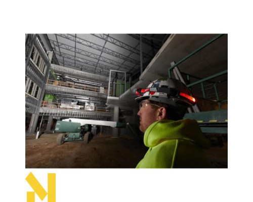 Ліхтар акумуляторний налобний MILWAUKEE L4 HL-VIS-301