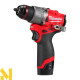 Дриль-шуруповерт акумуляторний MILWAUKEE M12 FPD2-202X