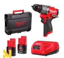 Дриль-шуруповерт акумуляторний MILWAUKEE M12 FPD2-202X