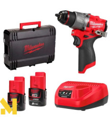 Дриль-шуруповерт акумуляторний MILWAUKEE M12 FPD2-202X