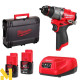 Дриль-шуруповерт акумуляторний MILWAUKEE M12 FPD2-202X