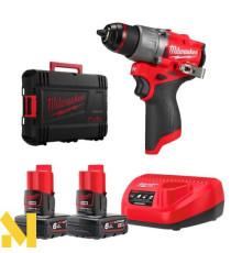Дриль-шуруповерт акумуляторний MILWAUKEE M12 FPD2-602X