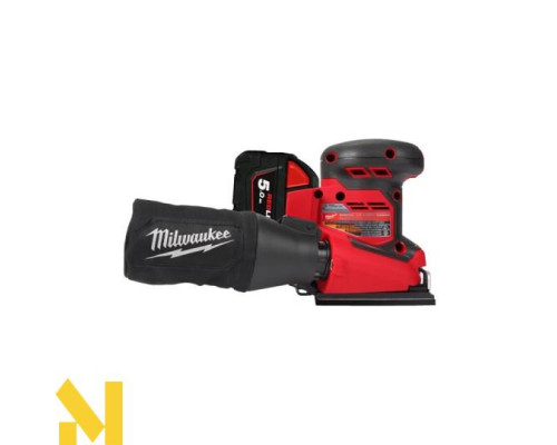 Шліфмашина вібраційна акумуляторна MILWAUKEE M18 BQSS-502B