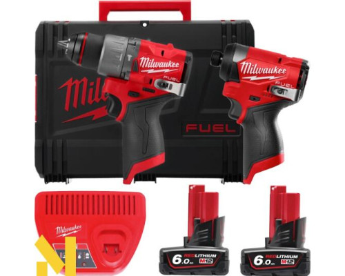 Набір інструментів акумуляторних MILWAUKEE M12 FPP2A2-602X