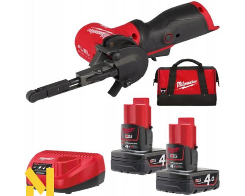 Шліфмашина стрічкова акумуляторна MILWAUKEE M12 FBFL10-402B