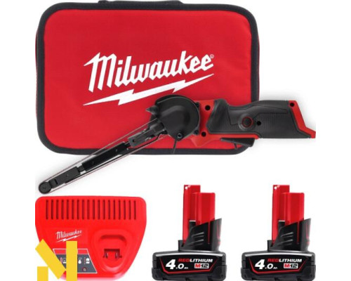 Шліфмашина стрічкова акумуляторна Milwaukee M12 FBFL13-402В