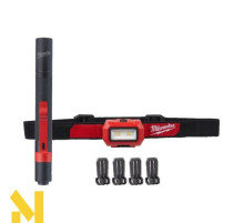 Набір ліхтарів акумуляторних MILWAUKEE HL2IPL-LED ALKALINE POWER PACK