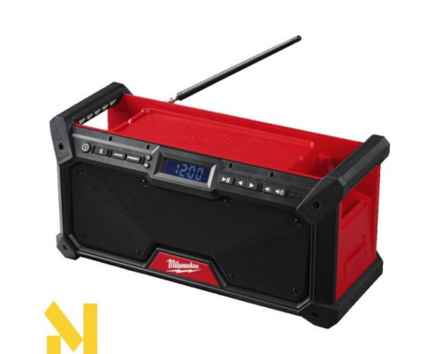 Радіоприймач гібридний Milwaukee M18 RADIO DAB+ IN2 (без АКБ та ЗП)