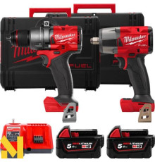 Набір інструментів акумуляторних MILWAUKEE M18 FMTIW2F12
