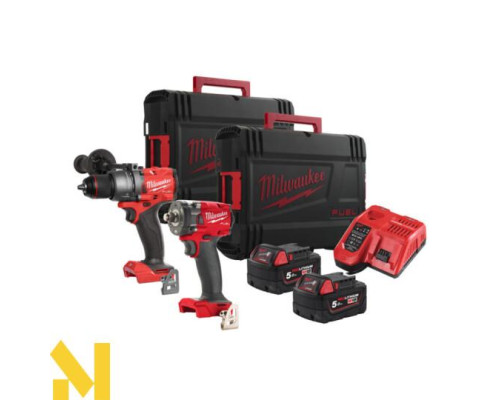 Набір інструментів акумуляторних Milwaukee M18FPP2B3-502X