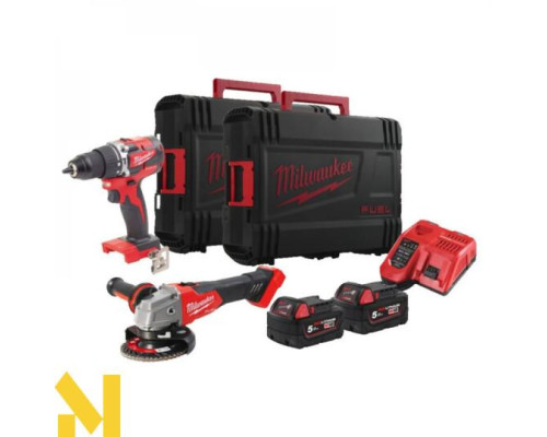 Набір інструментів акумуляторних Milwaukee M18 FPP2BG-502X